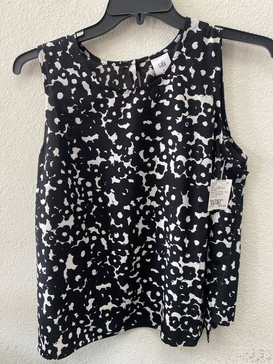 Black And White Cabi NEW Sleeveless Women's
