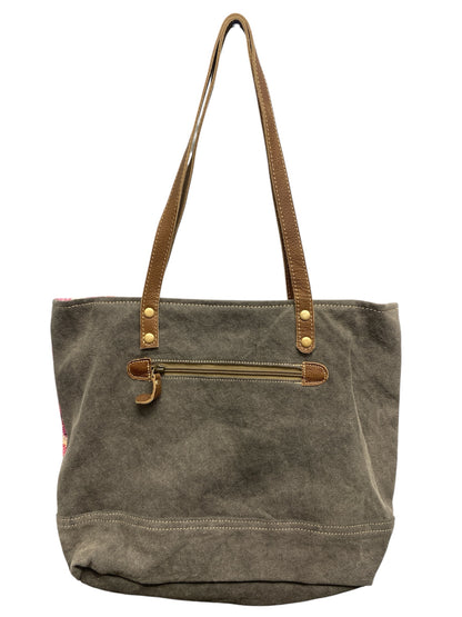 Fashion NEW Myra Fuchsia/Gray Handbag