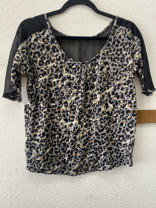 Animal Print Express Long Sleeve Shirt Women's