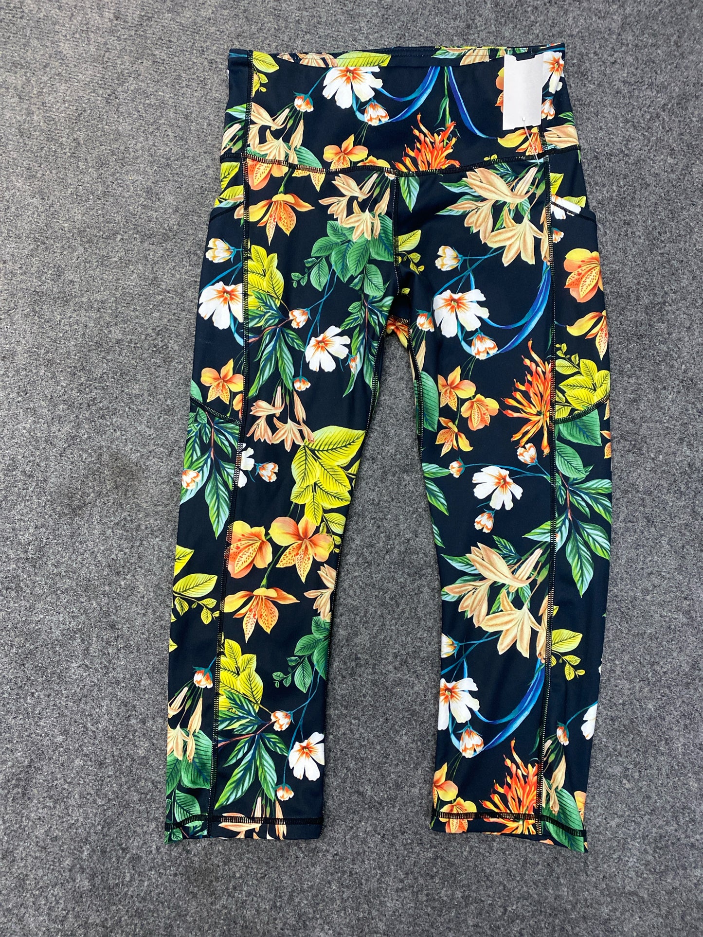 Navy Floral Ododos Leggings ACTIVE Women's