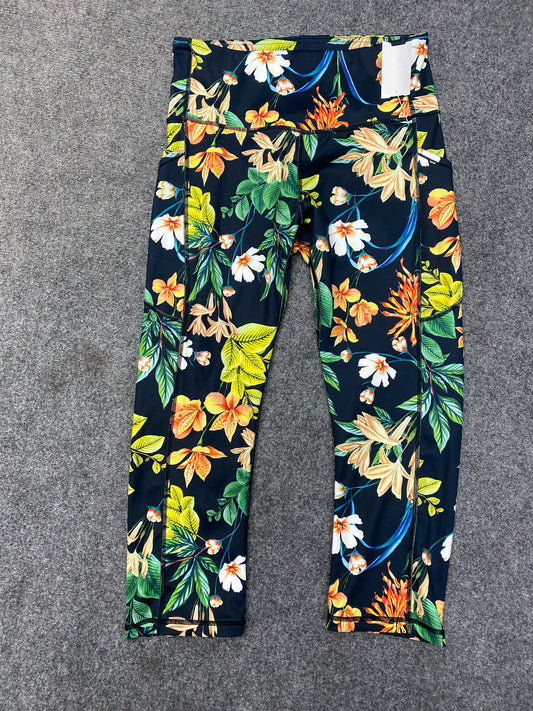 Navy Floral Ododos Leggings ACTIVE Women's