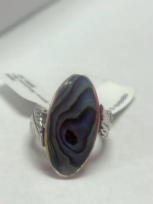 Sterling Silver Abalone Ring New w/ Tags JTV Size 8
