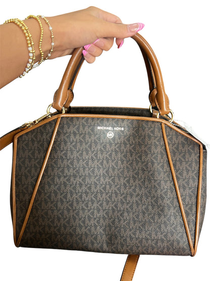 Designer Michael Kors Chocolate Brown Handbag