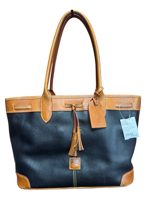 Designer Dooney & Bourke Black/Brown Handbag