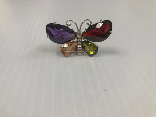 Sterling Silver Ring Size 9 Butterfly