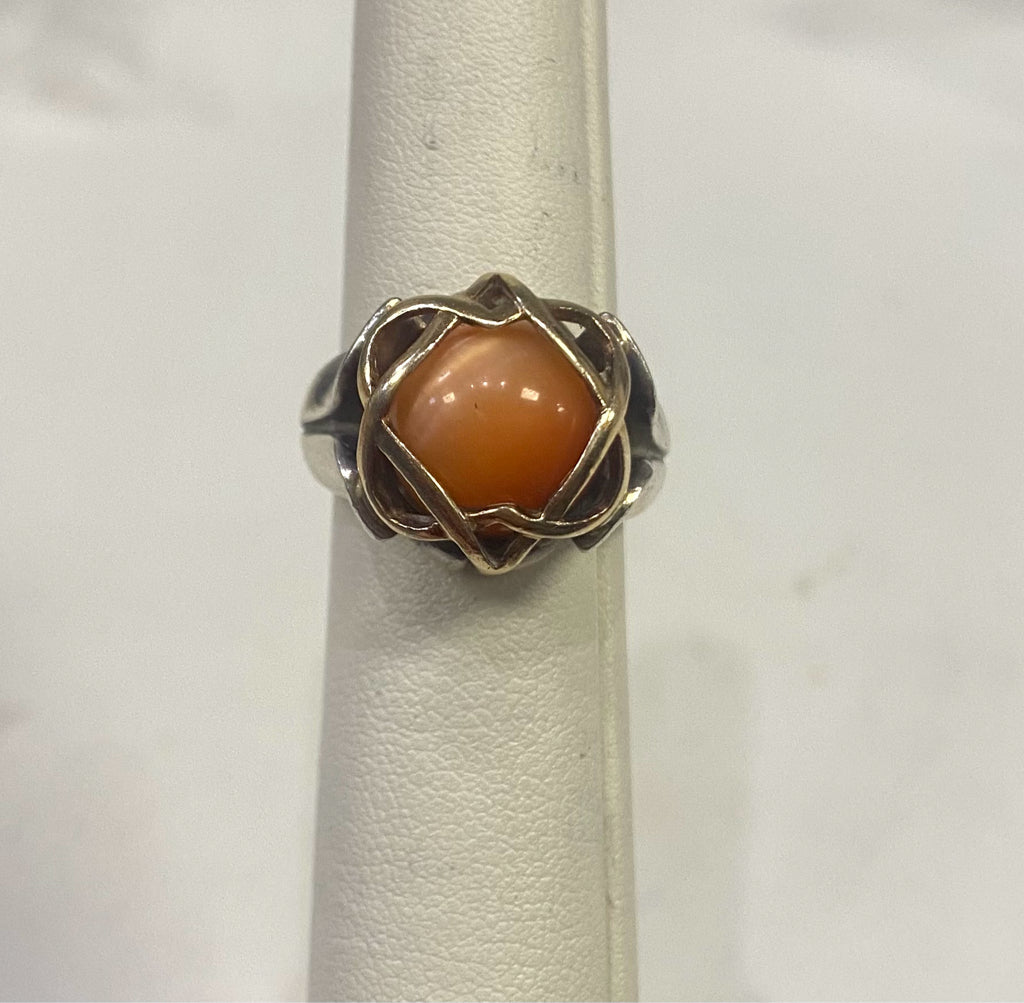 Sterling Silver Ring w/ 1 Interchangeable Ball Sphere