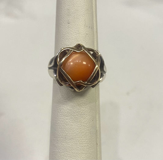 Sterling Silver Ring w/ 1 Interchangeable Ball Sphere