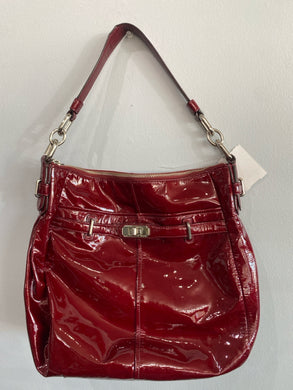 Designer Red Coach Handbag