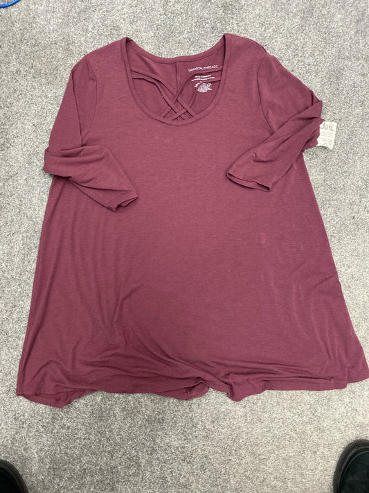 Maroon Grayson Threads Long Sleeve Shirt Women's