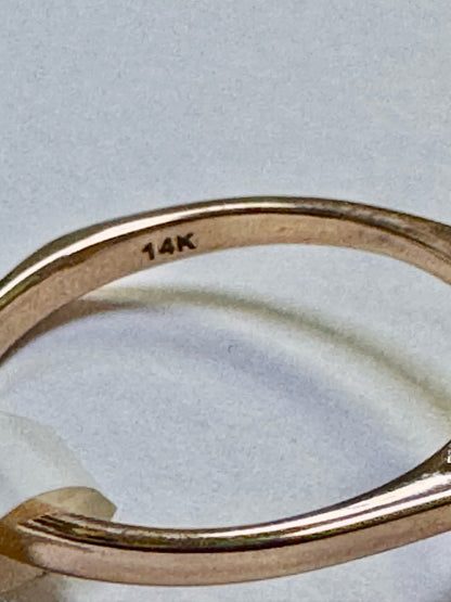 New 14k Rose Gold Ring Lab Created Tanzanite Heart  Double Halo SZ 8 JTV