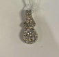 14kw .62 ct tw Diamond Pendant