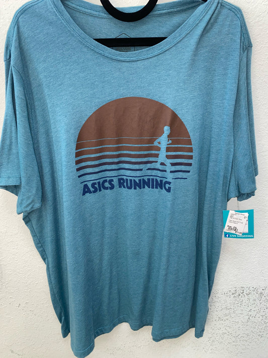 Teal Asics ACTIVE TShirt Men's