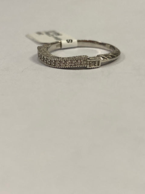 Sterling Silver CZ Ring SZ 8.5