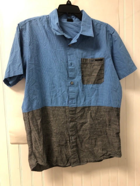 Blue/Gray Oakley Short Sleeve Shirt Men's