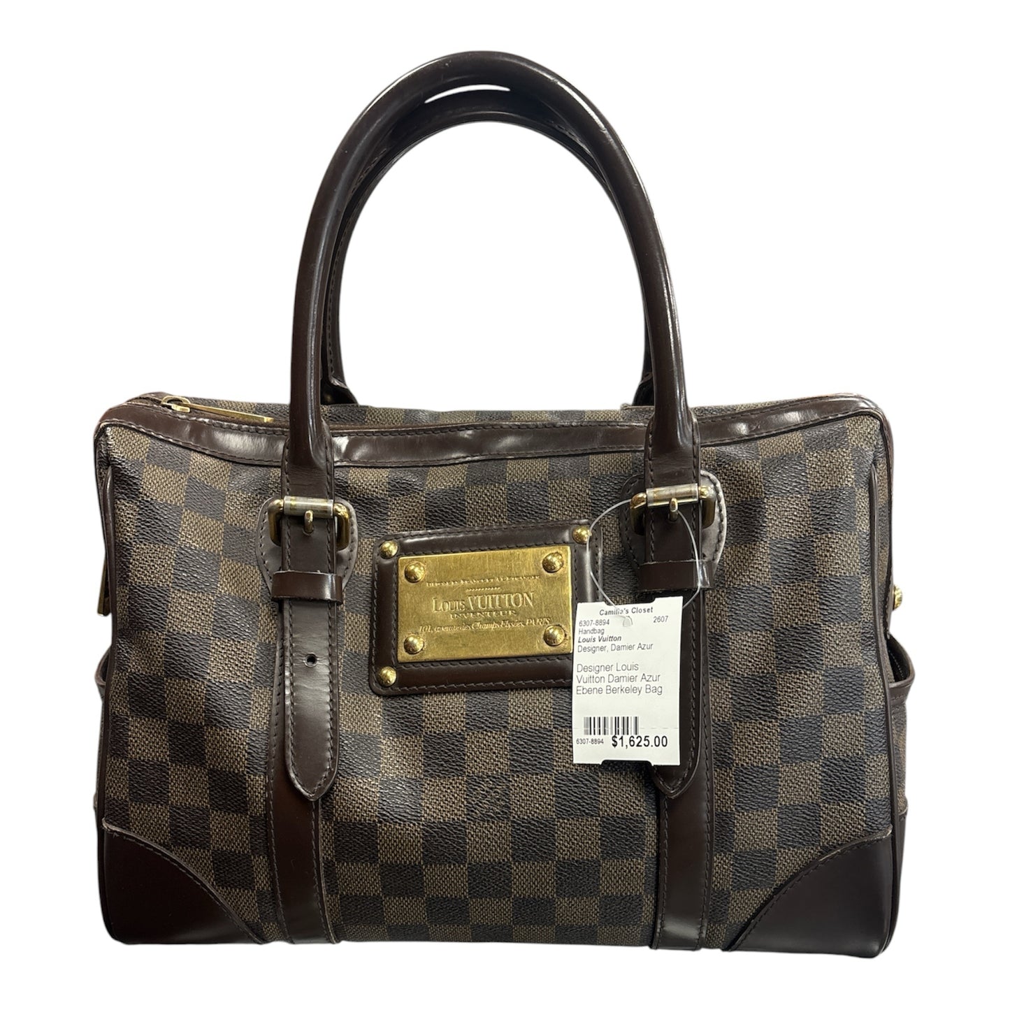 Designer Louis Vuitton Damier Azur Handbag