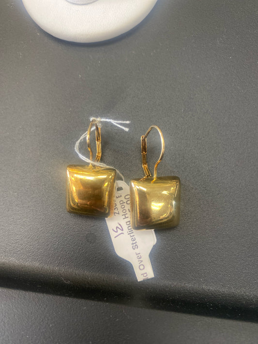 Gold Over Sterling Hoop Earrings