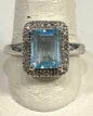 Sterling Ring Bl Top 7.75