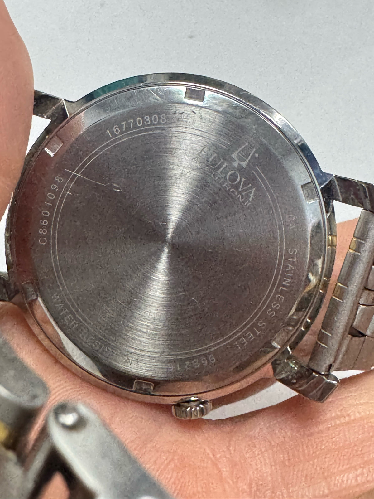 Bulova Accutron II Telluride Men's White Dial Quartz Watch 96B216