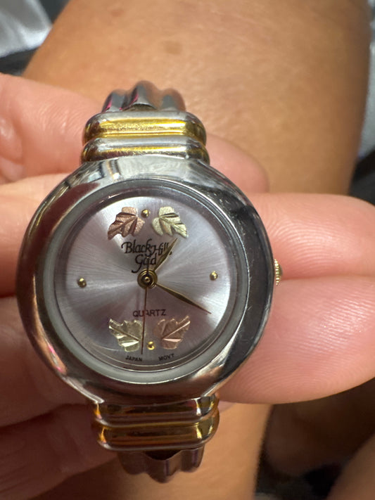 Black Hills Gold 12k Gold Leaves Watch