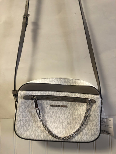 Designer Michael Kors White Crossbody