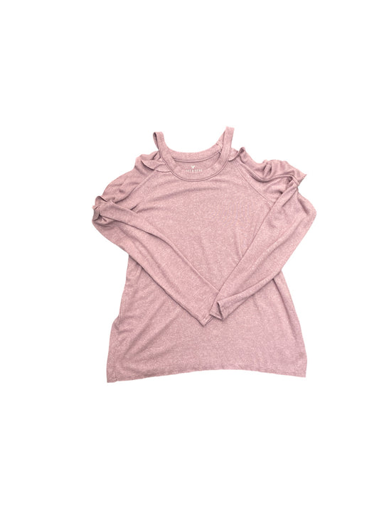 Purple American Eagle Long Sleeve Shirt Women's