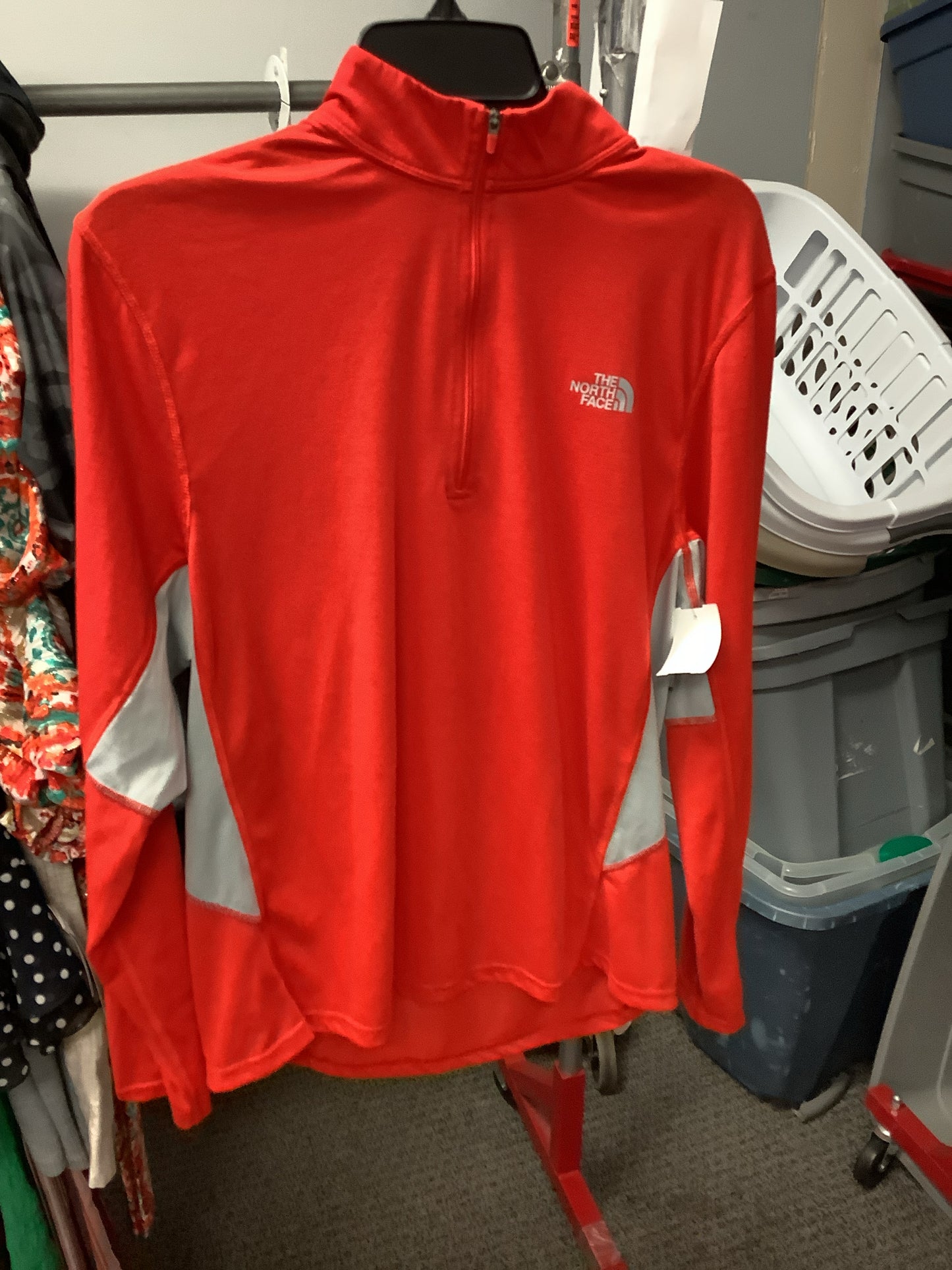 Red The North Face ACTIVE Long Sleeve Shirt Men's