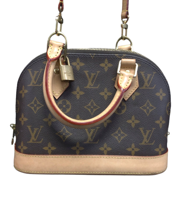 Brown Monogram Louis Vuitton Alma BB 400CW Handbag