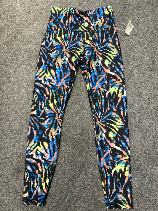 Black Print Jessica Simpson Leggings ACTIVE Women's
