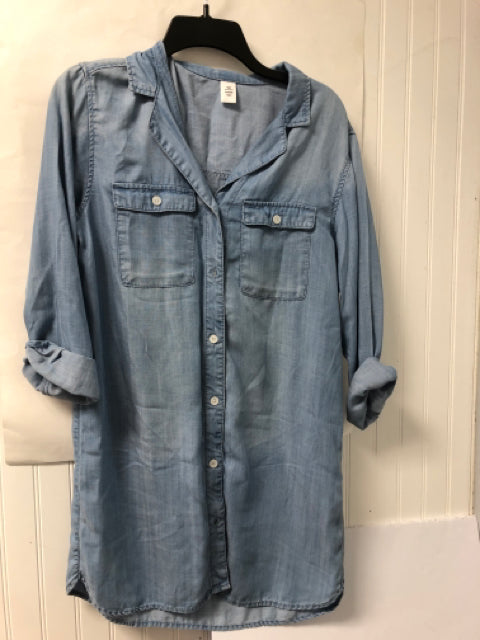 Denim H&M Long Sleeve Dress Women's