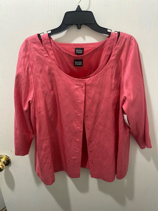 Pink Eileen Fisher BOUTIQUE 2PC Women's