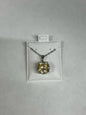 Sterling Silver CZ Pendant & Necklace JTV New