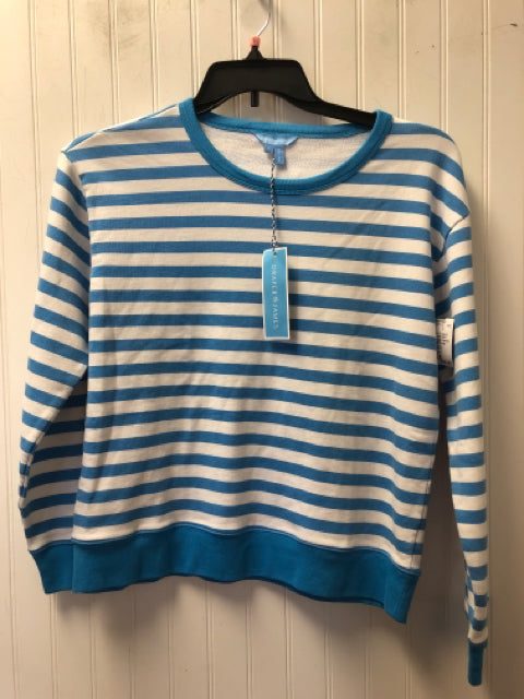 Blue Striped Draper James BOUTIQUE NEW Long Sleeve Shirt Women's