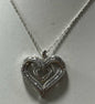 Sterling Silver CZ Necklace Pendant Chain New JTV