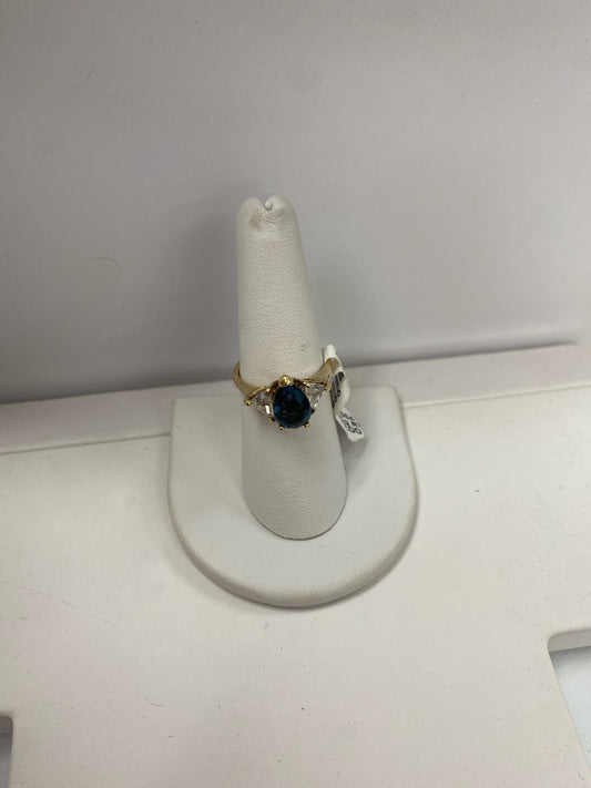 Gold Over Sterling Ring