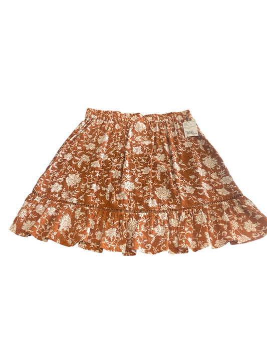 Brown Floral Shyanne Skirt Women's