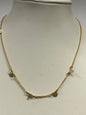 Gold Over Sterling Silver Chain Vote 18"