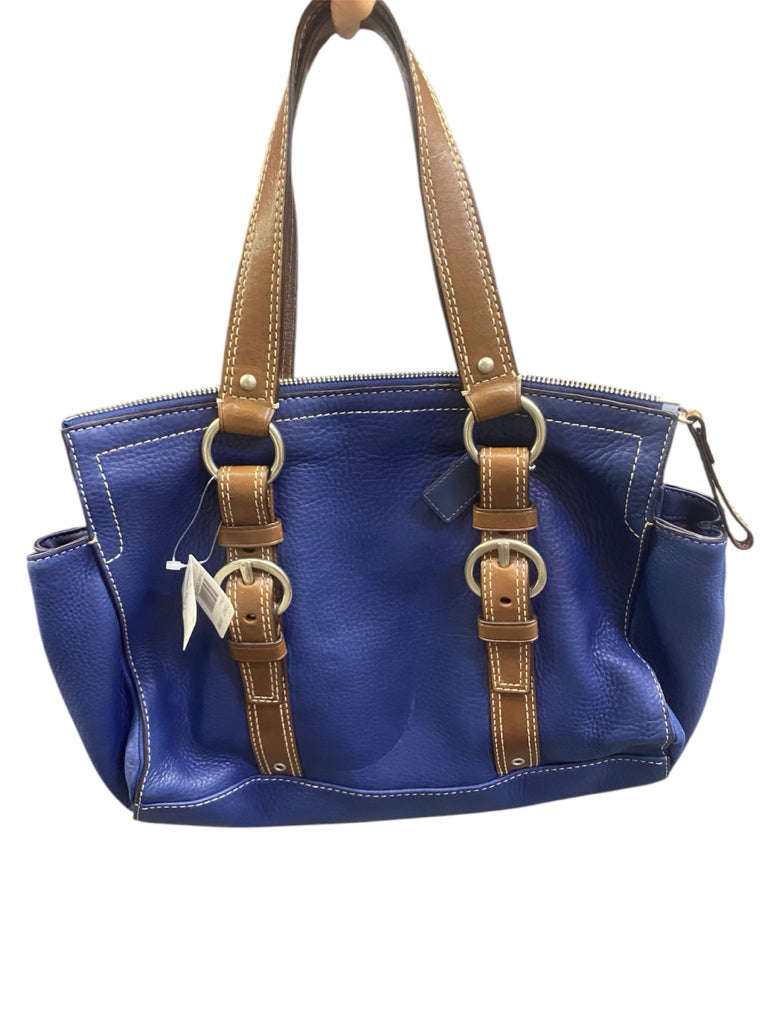 NEW Designer Blue Coach Handbag AS IS