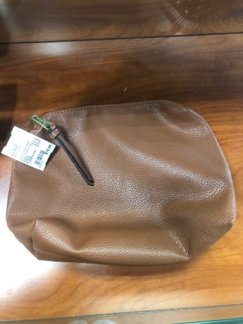 Fashion Steve Madden Brown Cosmetic Bag