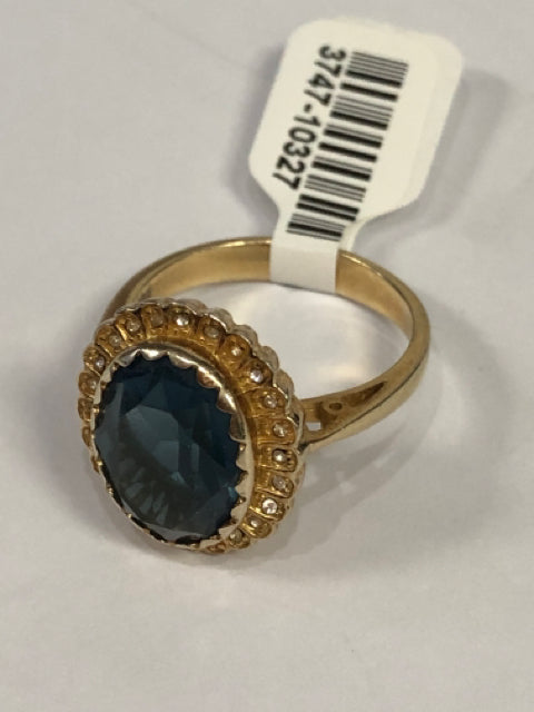 Gold Over Sterling Ring Size 10