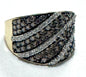 10k Yellow Gold 2 ct tw Champagne Diamond Ring