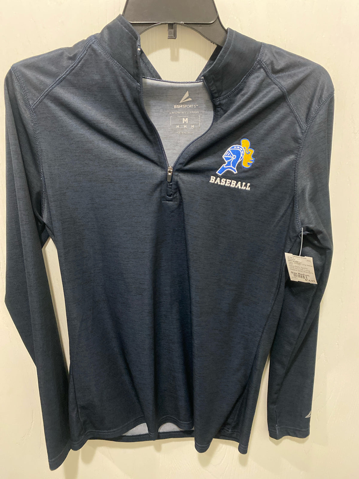 Navy BSN Sports ACTIVE Long Sleeve Shirt Women's
