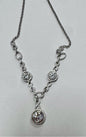 Charles Winston Sterling Silver CZ Necklace 9.59 cttw JTV New