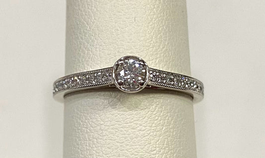 14kw Gabriel Diamond Ring