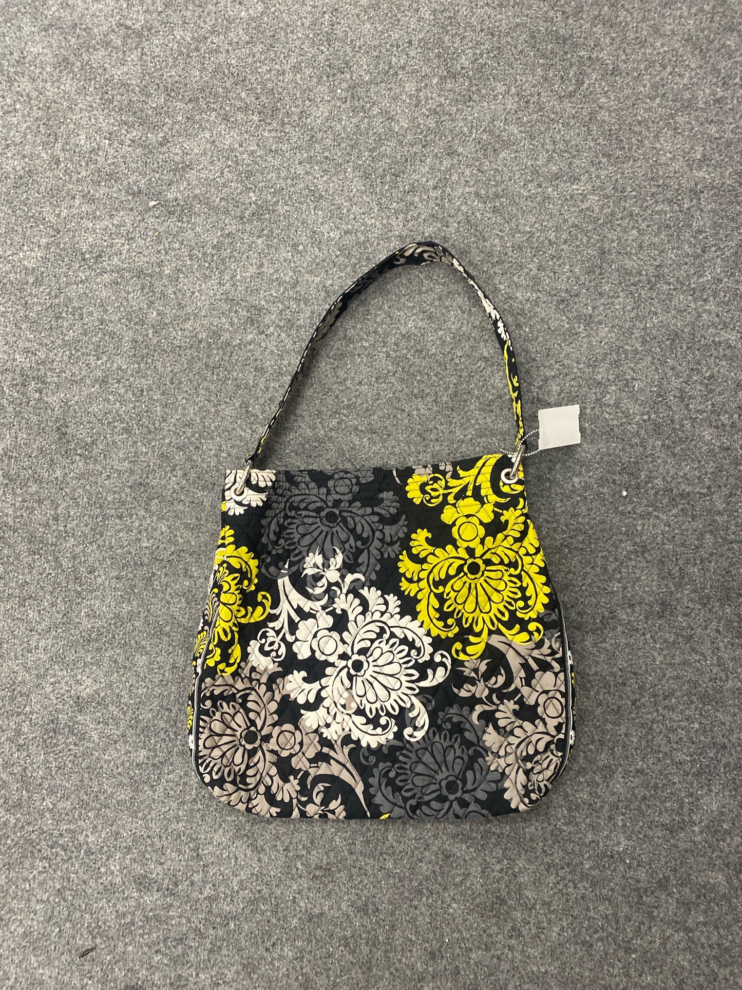 Fashion Vera Bradley Black/Gray/Yellow Handbag