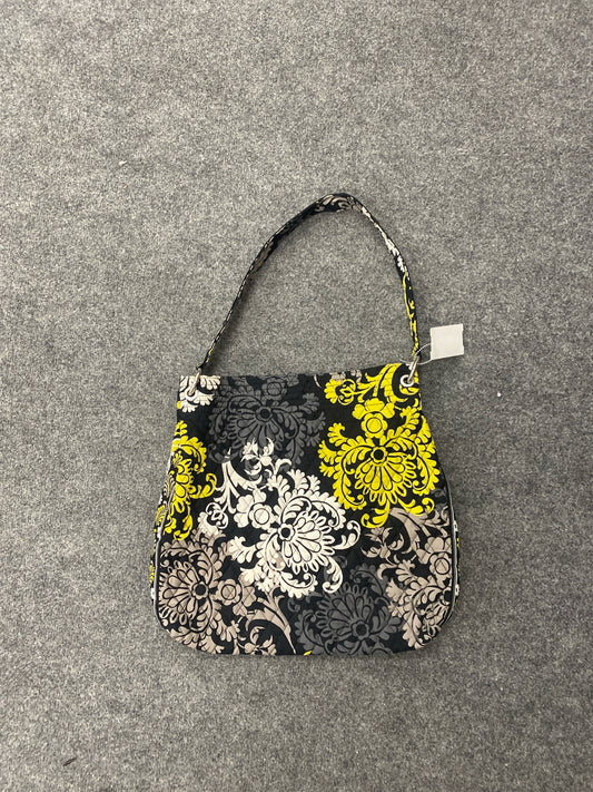 Fashion Vera Bradley Black/Gray/Yellow Handbag