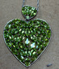 Sterling Silver Peridot Pendant & Necklace New JTV