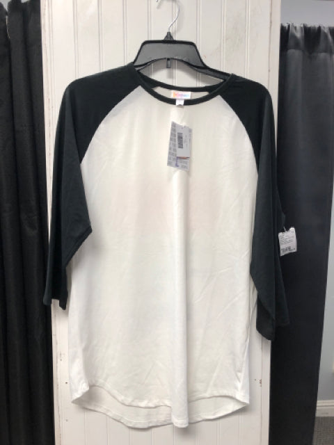 Black & White LulaRoe NEW Long Sleeve Shirt Women's
