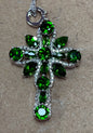Sterling Chrome Diopside Pendant Chain New JTV