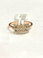 D'Joy Rose Gold Over Sterling Silver Ring Size 9