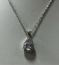 Sterling Silver CZ Necklace Pendant Chain New JTV